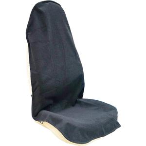 Car Seat Cover Protector Front Seats,for Gym Workout,Running,Swimming,Beach and Hiking,Waterproof Sweat Towel Bucket Seat Covers for Cars SUV Trucks (Black, 1Pcs)