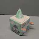 Fun Baby Tissue Box with Stimulating Mirror For Endless Entertainment - Soft Montessori Toy w/ Crinkle Paper & Fabric Tissues - The Perfect Sensory Toy For Newborn/Infant Development From 6-12+ Months