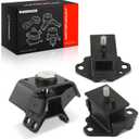 A-Premium 3PCS Engine Motor Mount and Transmission Mount Kit Compatible with Toyota Tacoma 1995-2004 RWD 2.4L 2.7L, T100 1994-1998 2.7L