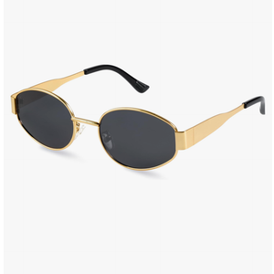 livho 2025 Trendy Oval Sunglasses - Stylish Polarized Shades for Everyday - Retro Metal Frames