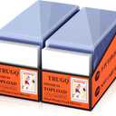 400 Card Sleeves Top Loads for Cards,3"X4"Baseball Card Protectors,Toploaders Hard Plastic for Trading Game Sports Football Cards(200 Hard Protectors + 200 Soft Sleeves