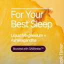 BeMe Magnesium Drink for Sleep - Melatonin-Free Magnesium for Sleep with Ashwagandha, L-Theanine & GABA - Fast-Absorbing Calm Pineapple - 15 Sachets