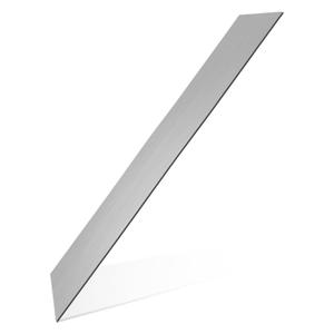 4 x 30 Inch Stainless Steel Trim Strips 304 Brushed Stainless Steel Finishing Sheet Metal Gap Filler Trim Strip Metal Trim Kitchen Tools, Silver