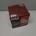 Pyle 6.5 Inch Dual Marine Speakers - 2 Way Waterproof and Weather Resistant Outdoor Audio Stereo Sound System with 200 Watt Power, Poly Carbon Cone and Butyl Rubber Surround - 1 Pair (White)