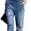 luvamia Women's Casual Stretch Adjustable Denim Bib Overalls Jeans Pants Jumpsuits, Small