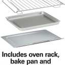 Hamilton Beach Countertop Toaster Oven & Pizza Maker Large 4-Slice Capacity, Stainless Steel (31401)
