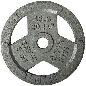 Fitvids  Cast Iron 1" Standard Weight Plate, 45lb