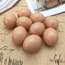 2 x 20 PCS Plastic Fake Eggs for DIY Easter Eggs, Painting and Realistic Egg