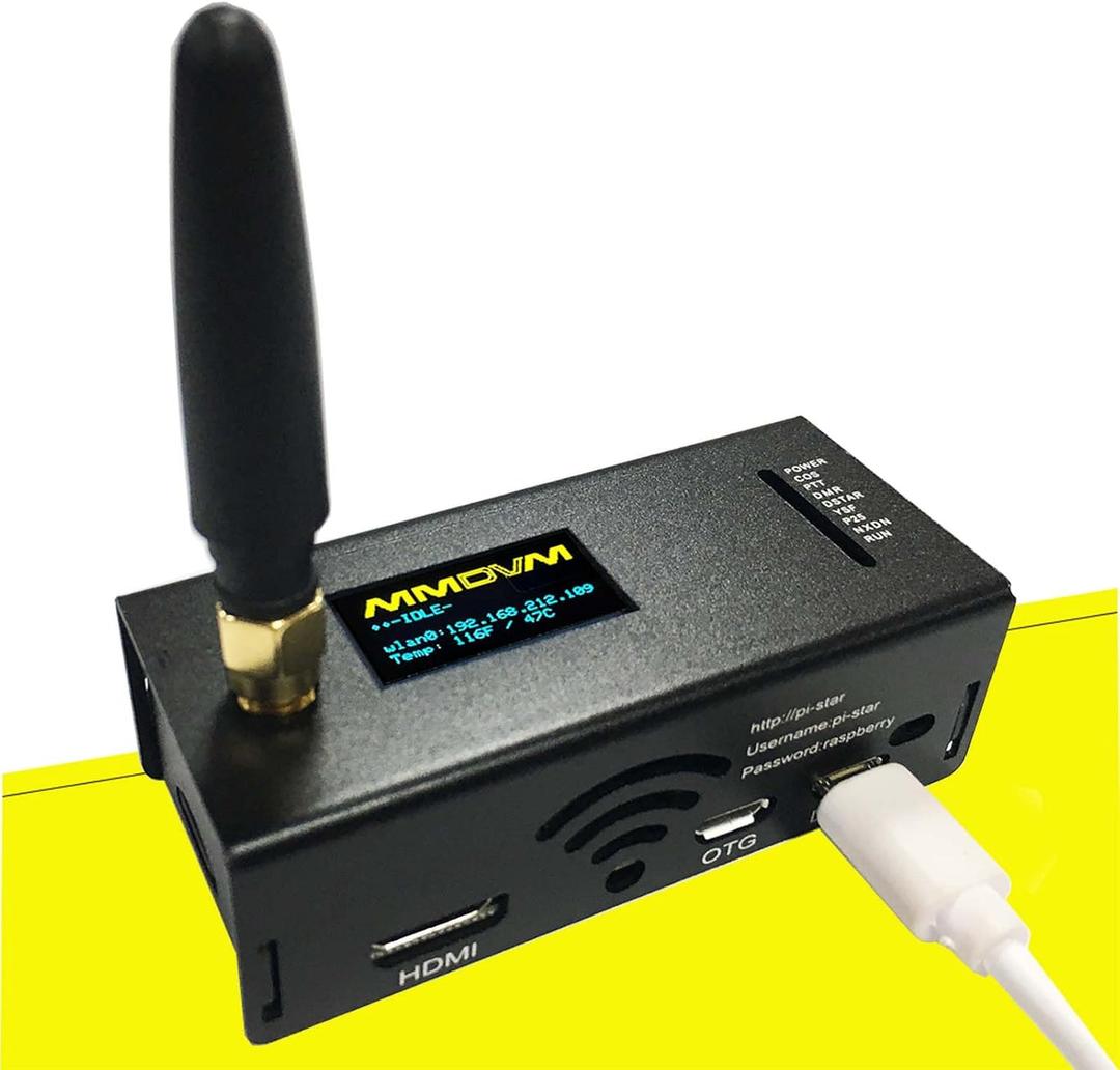 4.2.1DMR D-Star Ysf Hotspot Uhf VHF Laser Engraved Indicators Heat Sink Modem Raspbery pi W