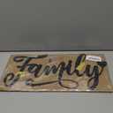 Prrivnix Family Wall Decor 16x7.76 Inch Black Family Wall Decoration for Living Room Families Decor for Wall Home Decor Personalized Gifts Modern Farmhouse Wall Decor Signs