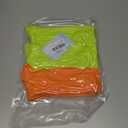 Women's Neon Scrunch Crew Socks 80s 90s Retro 3-Pack Cotton Stacked Boot Calf Cozy Ribbed Slouchy Socks Size 5-10 (1-white/Neon Green/Neon Orange)