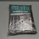 HOMEIDEAS Non-See-Through Brown Privacy Sheer Curtains, 52 X 84 Inches Long 2 Panels Sheer Curtains Light Filtering Window Drapes for Bedroom Living Room