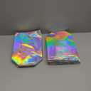 Nush Nush Iridescent Gift Bags Medium Size  Set of 12 Holographic Silver Reusable Gift Bags With Handles - Ideal Goodie Bag for Birthday, Bachelorette Party Favors, Baby Shower, Return Gifts  8x4x10