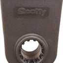 Scotty Rail Mounting Adapter 7/8in Round Rail, Black, 287
