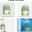 Toilet Bowl Cleaners Automatic Toilet Cleaner for Inside the Bowl Bathroom Toilet Tank Cleaner Dinosaur Shape Design Household with Rope Toulet Cleaning Supplies - Green Jasmine