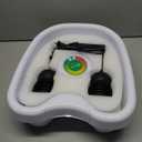 Upgraded Ionic Foot Bath Detox Machine  No Salt Limit, No Alarm Shutoffs | One-Touch 30-Min Auto Spa | 2 Arrays, 15 Liners & Detox Sea Salt | Home Foot Spa for Circulation & Relaxation