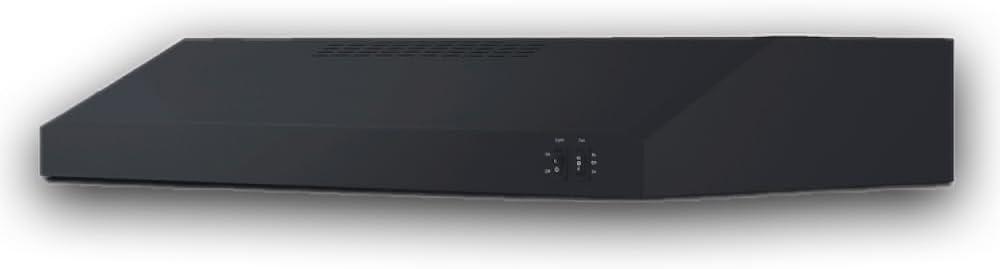 Summit 30 Under Cabinet Convertible Range Hood, Convertible Range Hood, Black- HC30BB