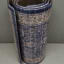 KIMODE Kitchen Mats Cushioned Anti Fatigue, Boho Oriental Kitchen Rugs Sets of 2, Blue Kitchen Mats for Floor, Padded Kitchen Floor Mat, Non Slip Standing Desk Mats for Sink Laundry Office (20" x 47"+20" x 32"--0.47 inches)