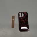 NITITOP Compatible with iPhone 16 Pro Case with Wrist Strap Cute Stylish Leopard Aesthetic Tortoise Amber Design for Women Girls Men Soft TPU Shockproof Protective Cover - Brown