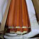 WPC Slat Wall Paneling, Modern Accent 3D Wall Panels, 8-Piece 94.5" x 6.6" TV Wall Panel, Bedroom, Living Room, Walnut