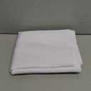 Rectangle White Tablecloth 60 x 84 Inch Polyester Fabric Washable Table Cloth Decorative Wrinkle Resistant Solid Color Table Cover for Dining Party Wedding Camping