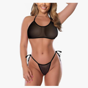 Bikinis Slutty Thong Bathing Suit for Women Sexy Exotic See Thru Swimsuit, One Size