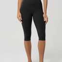 ODODOS Buttery Soft Lounge Yoga Capris for Women, 14" / 19" / 21" High Waist Capri Leggings