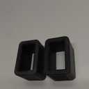 Pvotawp 2PCS Seatbelt Extender for Booster Seat, Silicone Rear Seat Belt Buckle Holder Makes Seatbelt Buckle Booster for Easy Access, Accessory Drive Belt for Kids to Keep Belt Buckle Uprigh（Black）