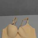 Plus Size Push Up Bra - Hide Back Fat, Smoothing, Supportive Underwire (34C, Beige)