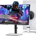 KTC 27 Inch Dual Mode Mini LED Monitor - 4K UHD at 160Hz & 1080P FHD 320Hz Gaming Monitor, 65W Type-C Port, HDR1400 Fast IPS Panel, Adaptive-Sync, HDMI 2.1 & DP 1.4, Height Adjustment, VESA Wall Mount