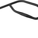 Bicycle Handlebar H Flat Bar Aluminum Alloy 22.2 * 31.8 * 200 * 690mm MTB Gravel Touring Bike (Black)