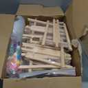 Ireer 84 Pcs Paint Party Set Include 12 Animal Pre Drawn Canvas, Brushes, Palettes, 12 Set Acrylic Paints, Apron Canvas, Painting Kit for Birthday Party Gift Creative Supplies(8 x 10 Inches)