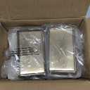 Sunshane 6 Pieces Christmas Stocking Holders Mantel Stocking Hanger Hooks Fireplace Mantle Metal Hang Bases for Xmas Party Decorations (Bronze)