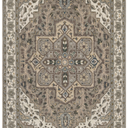 Washable Non-Slip 3x4' Rug - Blush/Beige Traditional Medallion Area Rug for Living Room, Bedroom, Dining Room, and Kitchen - Exact Size: 3x4