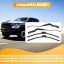 Windshield Wiper Arm and Blade Kit Compatible with Ram 1500-5500