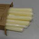 12 Pack Ivory Taper Candles 10 inch - Taper Candles Dripless, Smokeless, Unscented - 8 Hours Long Burning - Hand Poured Tall Candlesticks - Perfect for Home Decor, Weddings, and Special Occasions
