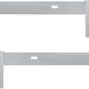 Hawaii State Safety Check Sticker Plate Stainless Steel License Plate Bracket with 2 Holes Horizontal License Plate Bracket Mount 2Pcs