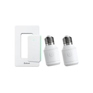 Zoiinet 500W Remote Control Light Socket, Wireless Light Switch UL, 2 Pack