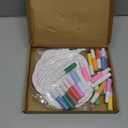 Engrowtic 36 Sets Christmas Sand Art Set Crafts for Kids Colorful Balls Sand Pictures with 24 Colored Sands DIY Xmas Balls Craft Paintings with Brushes for Toy Activities Gift Art Party Supplies