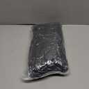 6.1FT Black Table Cloth - 2 Pack Fitted Stretch Rectangle Spandex Tablecloth, Washable Table Cover for Party, Picnic, Wedding, Banquet, Birthday and Festival(30" x 72")