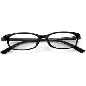 TJUTR Fashion Fake Glasses Non Prescription Clear Glasses for Women Blue Light Blocking Y2k Cosplay Eyewear Frame (A1 Black)