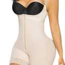 YIANNA Fajas Colombianas Shapewear for Women Postpartum Tummy Control Body Shaper Butt Lifter Bodysuit, XL