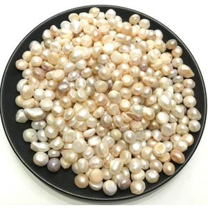 AITELEI 100g Natural Freshwater Pearl Oysters Loose Beads for Vase Fillers Party Wedding Decor DIY Craft Jewelry Making No Holes 7-10mm
