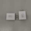 USB C Wall Fast Charger Block, 40W 4-Port Type C Charger Fast Charging Blocks PD Power Charger Adapter+QC 3.0 USB Multiport Charger Brick for iPhone 17/16/15/14/13/12 Pro Max, iPad, Galaxy S25-2Pack (White)