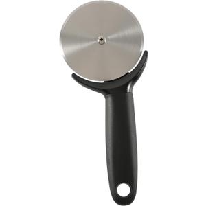 SizzleDelite 9-Inch Pizza Cutter - Premium Stainless Steel pizza cutter with Sharp Blade, Non-Slip Handle, Dishwasher Safe, Perfect for Large & Small Pizzas (Black)
