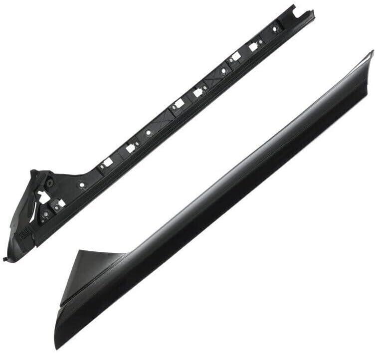Explorer A-Pillar Windshield Trim Replacement (Passenger Side) - Front Right Outer & Inner Molding for 2011-2019 Models, OEM Part Number BB5Z-7803136-AB / BB5Z-7803136-AA / BB5Z7803136BA