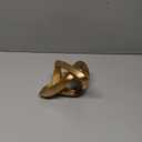 MOYI Gold Knot Statue for Christmas Decor Gold Tabletop Home Decor, Modern Geometric Sculptures Accent Decor for Living Room Bedroom Office Coffee Table Bookshelf Mantle Decorations Gifts