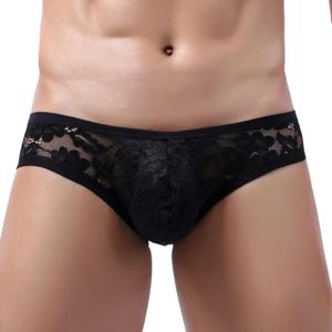 Transparent Sexy Mens Lingerie Gay Lingerie For Men Sissy Femboy Panties Cute Underwear Sissy Thongs Low Rise Underwear (US, Alpha, Large, Regular, Regular, Black) (Black, L)