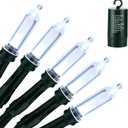 LYHOPE Battery Christmas Lights, 33ft 100 LED Christmas Lights Waterproof 8 Modes Battery Operated String Lights for Outdoor & Indoor, Xmas Tree, Wreaths, Holiday Decoration (Cool White) (1PC)