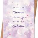 3 x Happy Galentine's Day Card for Bestie, Funny Galentines Day Card Gifts for Best Friend, Female Friend, Gal Pal (QQ-165)